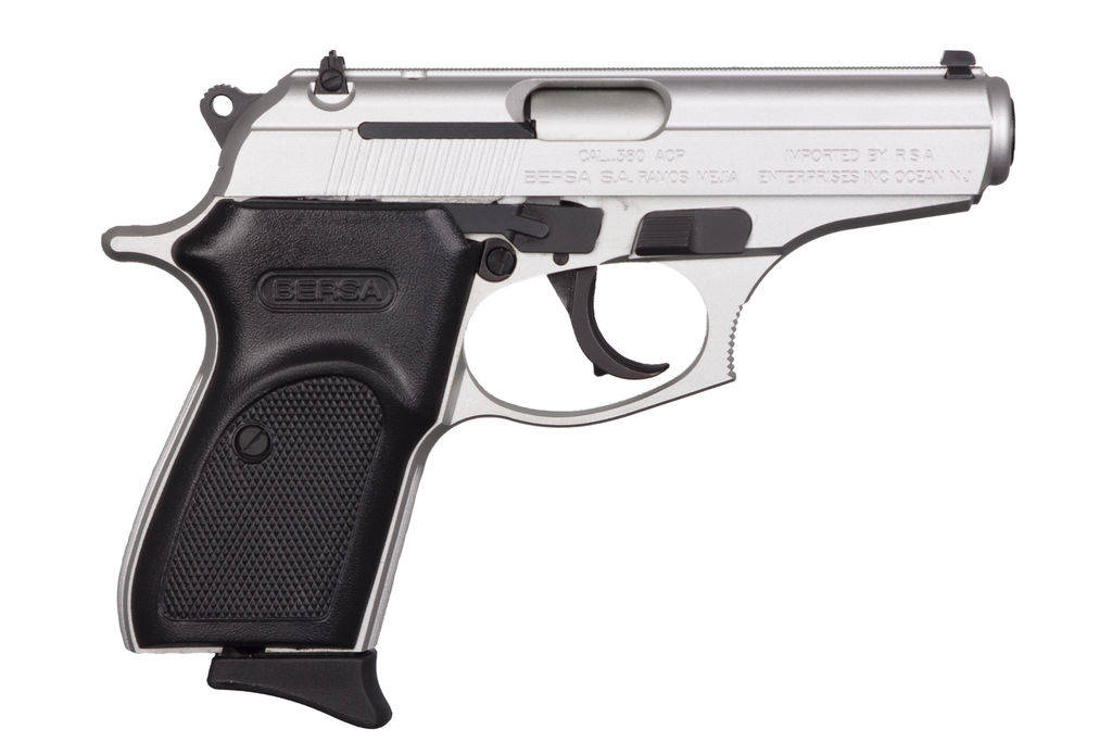BERSA THUNDER 380 DA SATIN NICKLE 8RD PISTOL