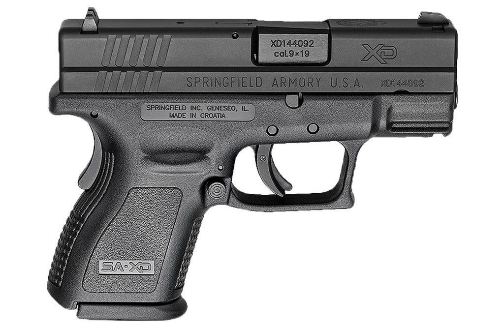 XD 9MM SUB-COMPACT 3" BLACK W-2 10RND MAGAZINES