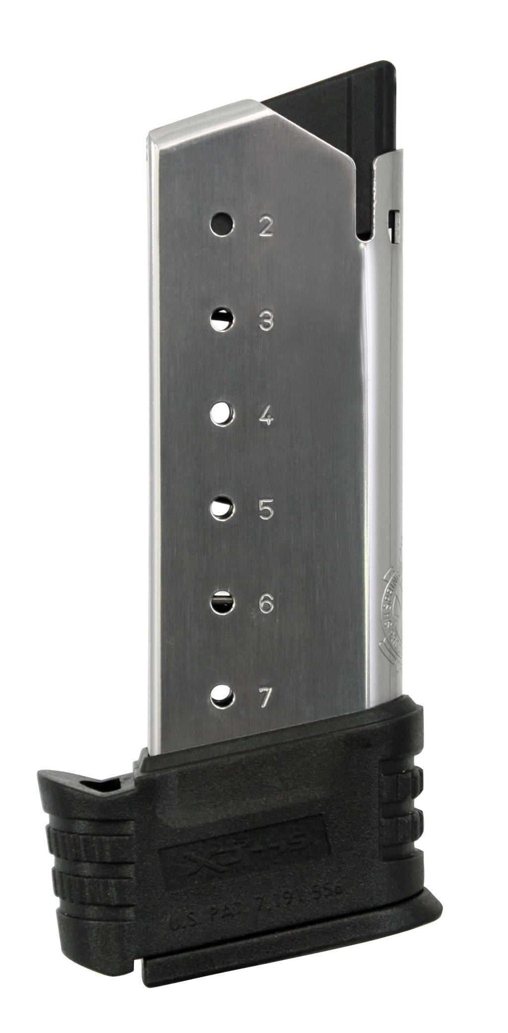 Springfield Armory XD(S) Handgun Magazine Stainless .45 ACP 7/rd