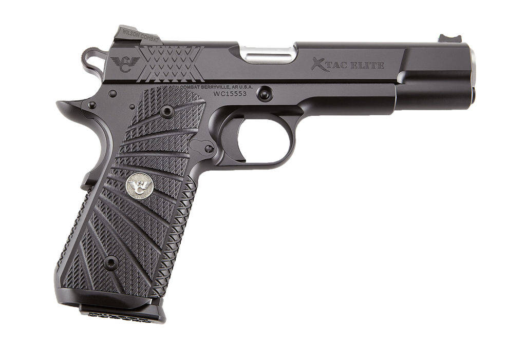 Wilson Combat X-TAC Elite Compact Handgun .45 ACP 7rd Magazines (2) 4" Barrel Black Armor-Tuff