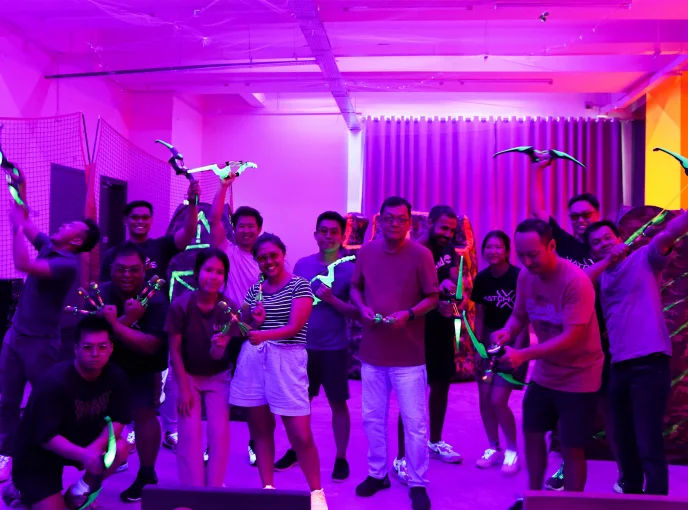 archery tag birthday celebration singapore