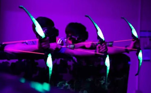 Neon Archery Tag - Best Indoor Team Building Ideas Singapore