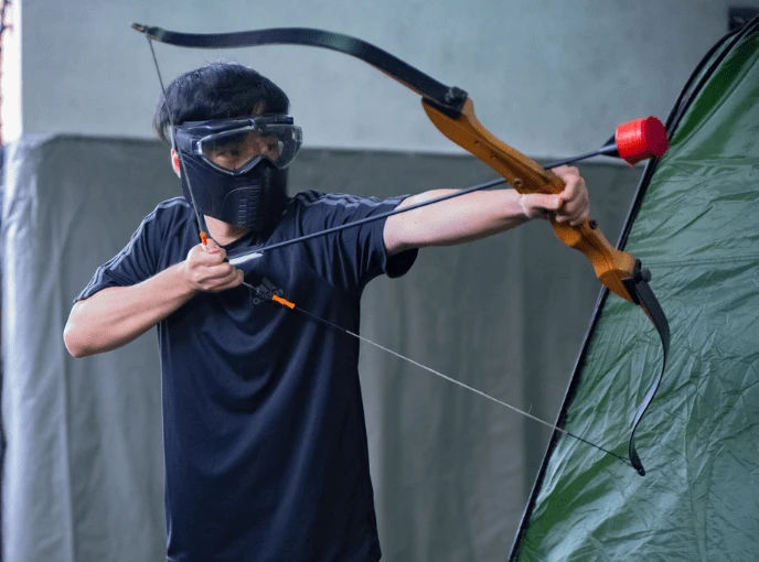 Combat archery tag outdoor team building Singapore