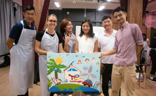 Canvas Art Jamming - Team Building Activities Singapore