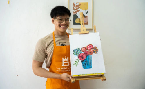 Creative Remote Art Jamming Workshop - Art Classes Singapore