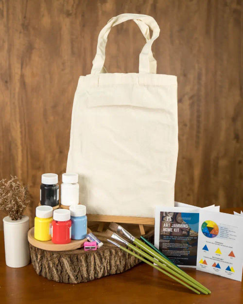 Art Jamming Tote Bag Home Kit - Best DIY Kit Singapore