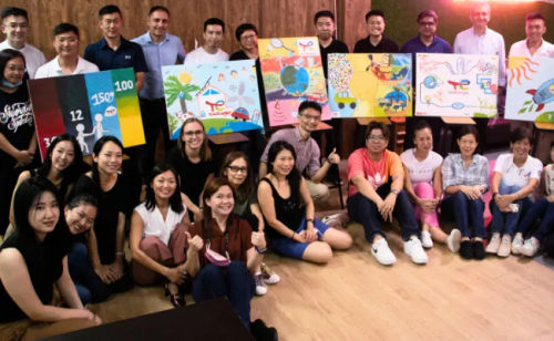 Group Canvas Art Jamming Workshop