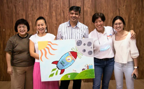 1.5 Hour Guided Individual Canvas Art Jamming - Art Classes Singapore