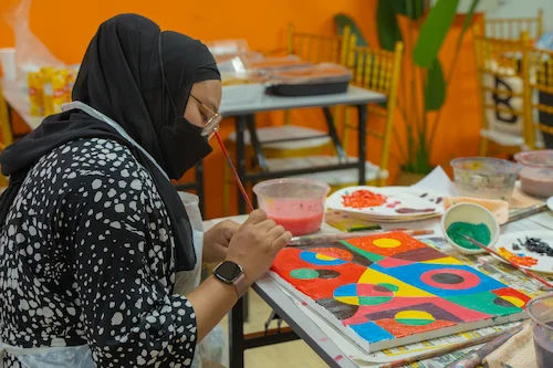 Individual Art Jamming Experience - Painting Workshop Singapore