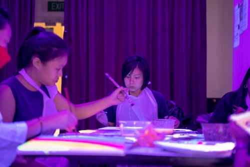 Fun Workshops Singapore - Best Neon Art Jamming Singapore