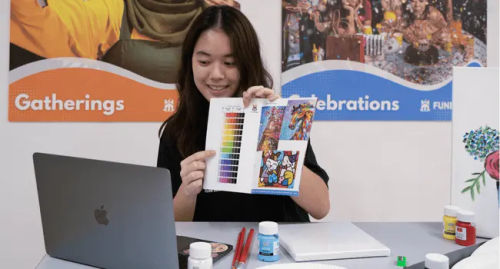 Virtual Canvas Art Jamming Workshop  – Paint your masterpiece from the comfort of home