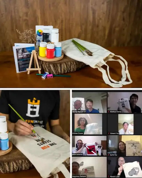 Virtual Tote Bag Art Jamming Workshop - Design your own tote bag in this interactive virtual workshop!