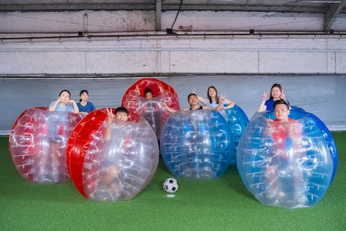 Bubble Soccer – corporate team building activity in Singapore