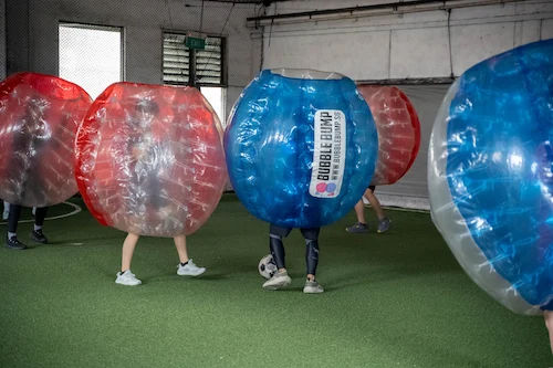 Bubble Bump – Team Building Activities Singapore (Credit: FunEmpire)