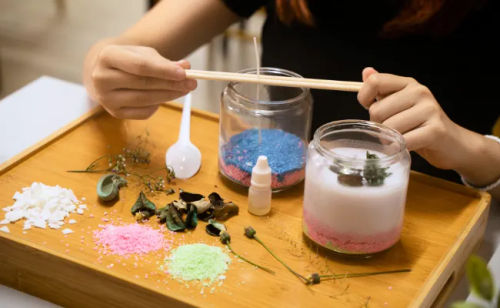 Candle Making Workshop – Team Building Singapore (Credit: FunEmpire)