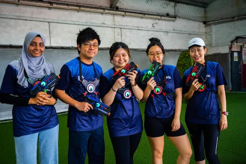 Strengthen your team's camaraderie with a day of laser tag action