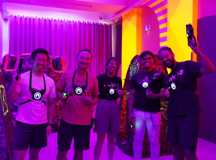 Indoor Laser Tag – corporate team building activity in Singapore