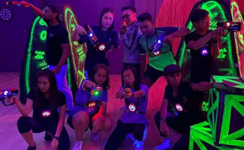 Neon Laser Tag - Best Indoor Team Building Activities Employee Engagement Singapore