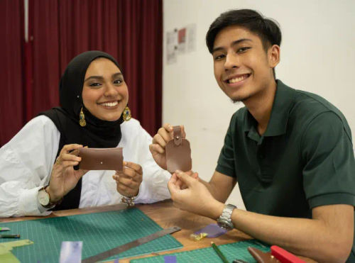 Leather Workshop - Team Building Workshops Singapore  (Credit: FunEmpire)