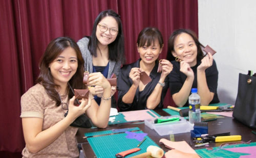 Leather Workshop Singapore - Best Leather Crafting Workshop Singapore