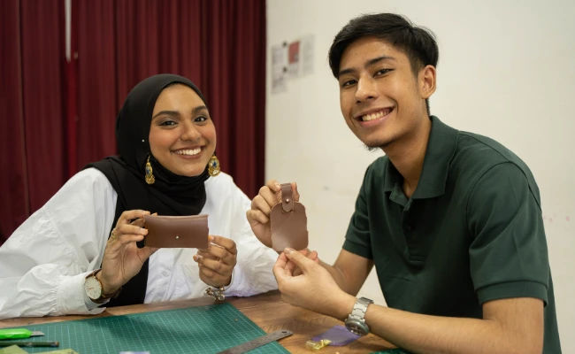 leather workshop as a team building activity in singapore