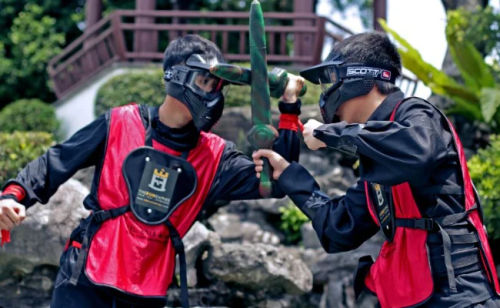 Ninja Tag - Best Outdoor Team Building Activities Employee Engagement Singapore