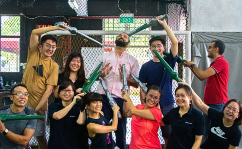 Ninja Tag - Best Indoor Team Building Games Singapore