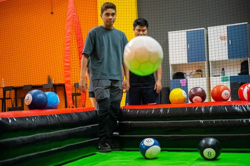 Poolball – corporate team building activity in Singapore