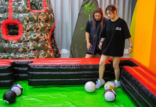 indoor poolball team building in singapore