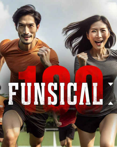 Funsical: 100 - Challenge both body and mind in a dynamic game of strategy inspired by Physical:100