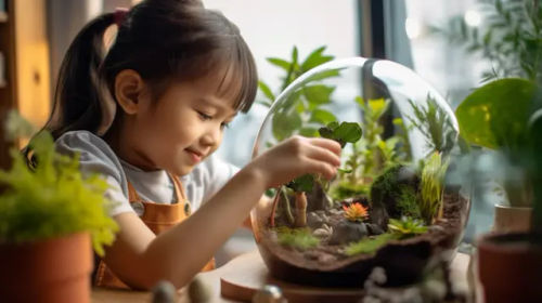 Things Kids Learn From Terrarium Making