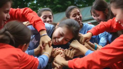 human knot game