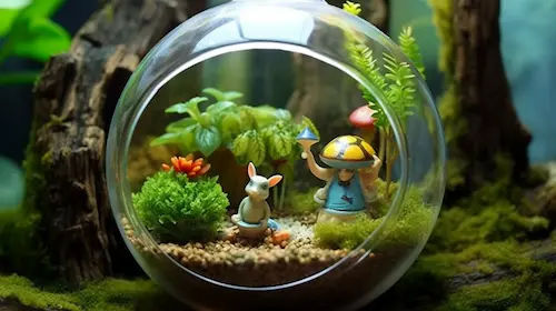 Terrarium Figurines - Plant Gifts Singapore