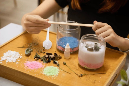 Soy Candle Making Workshop - Team Building Activities Singapore