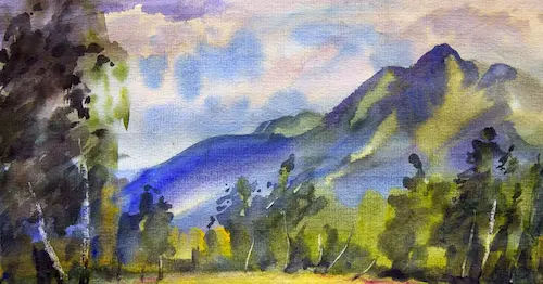 Majestic Mountains - Easy Paintings Singapore