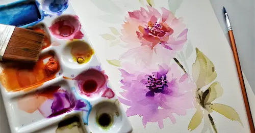 Watercolor Botanical Illustration - Best Simple Art Jamming Ideas Singapore