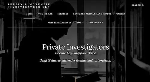 Adrian & McKenzie Investigators LLP  - Private Investigator Singapore