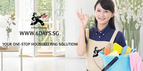 6 Days - Office Cleaning Singapore (Credit: 6 Days Website)  