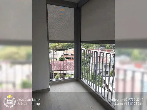 Ace Curtains & Furnishing - Balcony Blinds Singapore (Credit: Ace Curtains & Furnishing)