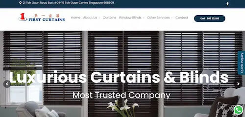 First Curtains - Blinds Singapore