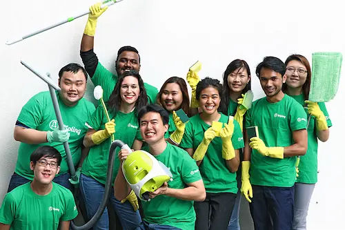 Helpling - Office Cleaning Singapore (Credit: Helpling Website)