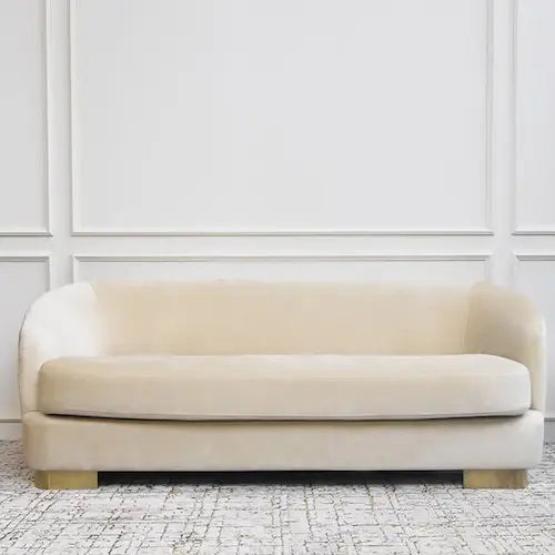 Rever de Rever Curved Sofa  - Fabric Sofa Singapore (Credit: Finn Avenue)