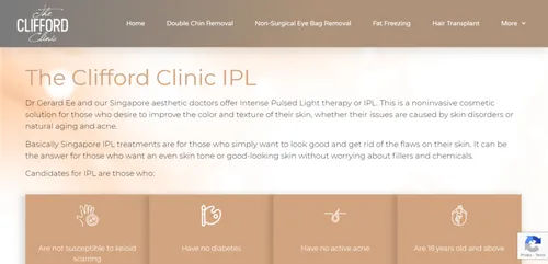 The Clifford Clinic - Singapore IPL (Credit: The Clifford Clinic)