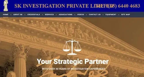 SK Investigation Private Limited  - Private Investigator Singapore 