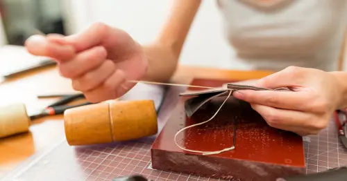 Leather Crafting Workshop – Team Building Activities Singapore