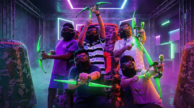 combat archery tag as a team building activity in singapore