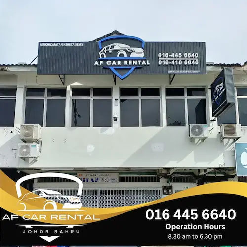 AFCR Car Rental JB - Car Rental Service Johor Bahru (Credit: AFCR Car Rental JB)