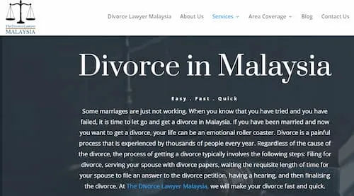 Divorce Lawyer Malaysia - Divorce Lawyer KL Selangor (Credit: Divorce Lawyer Malaysia)