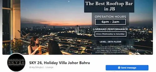 SKY 26 at Holiday Villa Johor Bahru - Bars Johor Bahru