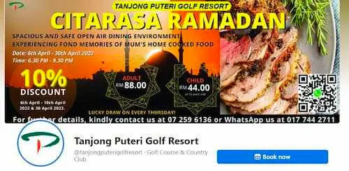Tanjong Puteri Golf Resort - Ramadan Buffet Johor Bahru